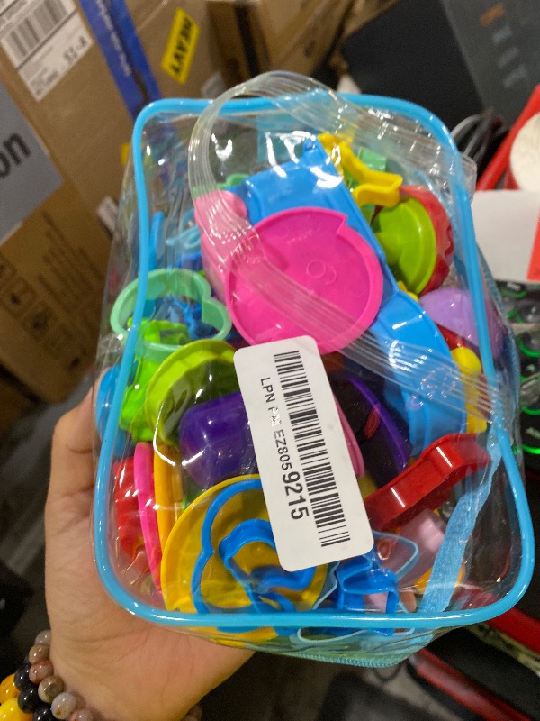 Photo 1 of Dough Tools for Kids, 46Pcs Dough Toys Include Play Food Molds - Cupcakes, Ice Cream, Noodle, Play Bulk Pack with Roller, Cutters, Scissor, Dough Mat and Storage Bag Gifts (Tools)