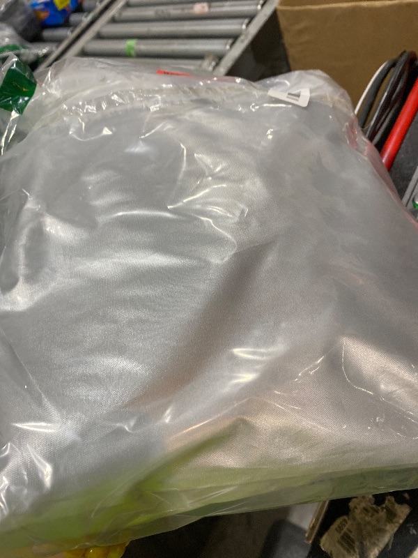 Photo 1 of Houzzfit Washer and Dryer Covers for the Top-Thick Fabric Washing Machine Cover for Top Load - Silver Waterproof and Dustproof Washer Dryer Covers with Smooth Zipper and Velcro - 29 x 28 x 43 Inches.