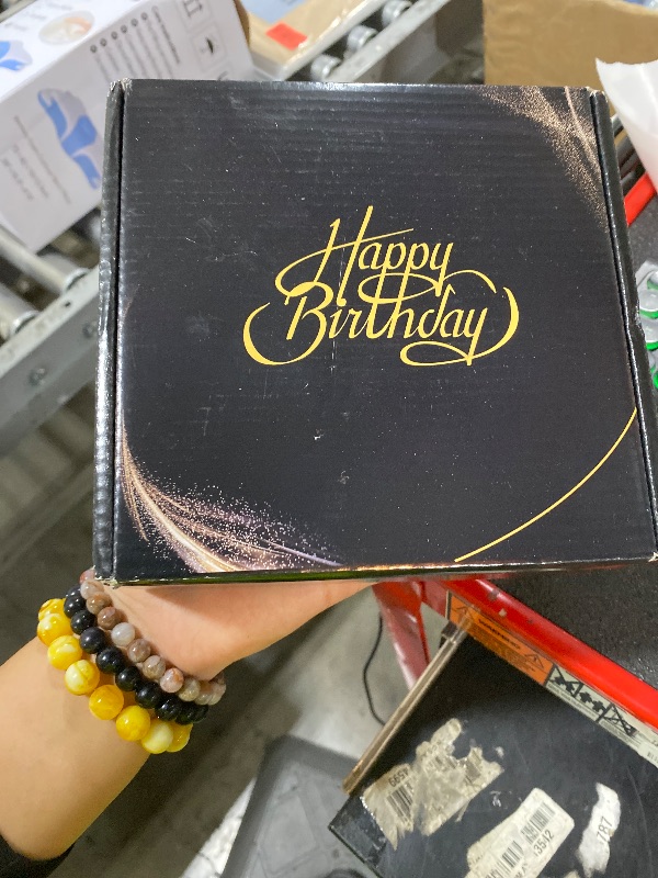 Photo 1 of 50th Birthday Gifts for Men, 50th Birthday Decorations for Men, Party Decor Supplies Including King Crown & Sash & Balloons & Cake Topper & Candles