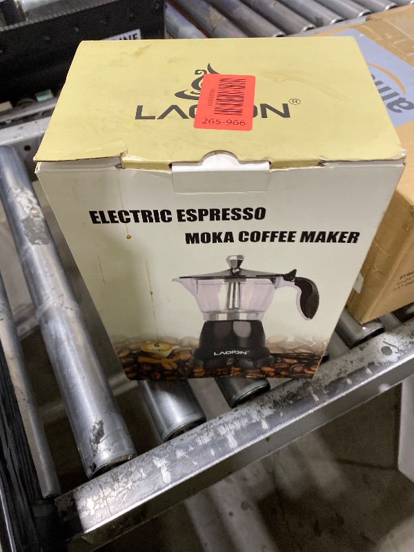 Photo 1 of LAOION Cuban Coffee Maker, 6 or 3cup Electric Espresso Coffee Maker, Portable Cafeteras Electricas Modernas, Electric Moka Pot with Detachable Base & Overheat Protection, Coffee Gift for Home Travel