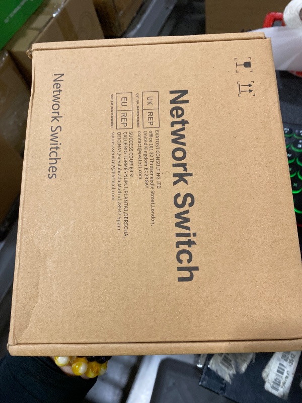 Photo 1 of STEAMEMO 5 Port PoE+ Switch | Easy Smart Managed Ethernet Switch | Support VLAN, QoS | 52W Total PoE Budget | Fanless Metal | Plug & Play (Desktop/Wall Mount)