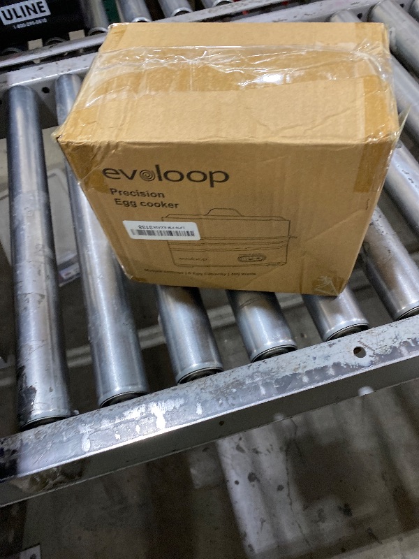 Photo 1 of Evoloop Rapid Egg Cooker Electric 6 Eggs Capacity, Soft, Medium, Hard Boiled, Poacher, Omelet Maker Egg Poacher With Auto Shut-Off, BPA Free