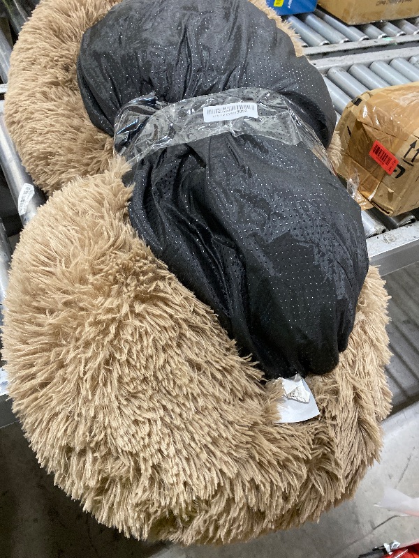 Photo 1 of Petloox Clearance Round Dog Bed - Premium Comfort for Anxiety Relief - Fluffy & Calming Design with Ultra-Plush Support | Cozy Dog Bed with Super Soft Circle Style