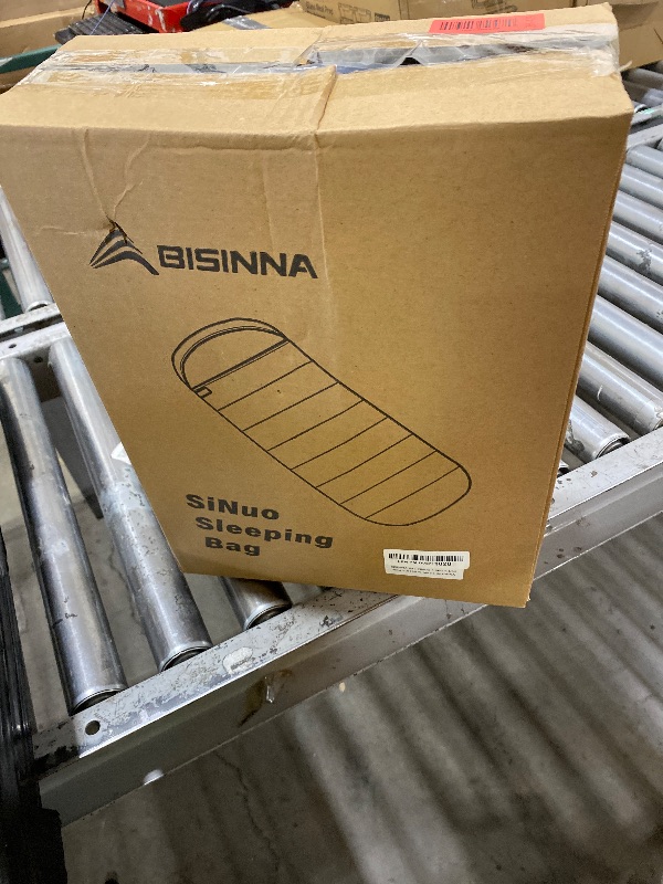 Photo 1 of BISINNA XXL Sleeping Bag(90.55"x39.37") for Big and Tall Adults,3-4 Seasons Plus Size Warm and Comfortable Waterproof Lightweight Sleeping Bag Great for Camping Backpacking Hiking Indoor & Outdoor