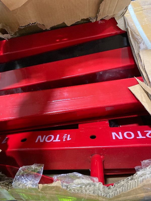 Photo 1 of GarveeTech Cherry Picker Engine Hoist, Folding Engine Crane, 2 Ton 4400lb Engine Hoist Lift, Heavy Duty Hydraulic Engine Shop Crane with 6 Casters, Telescopic Boom Hitch