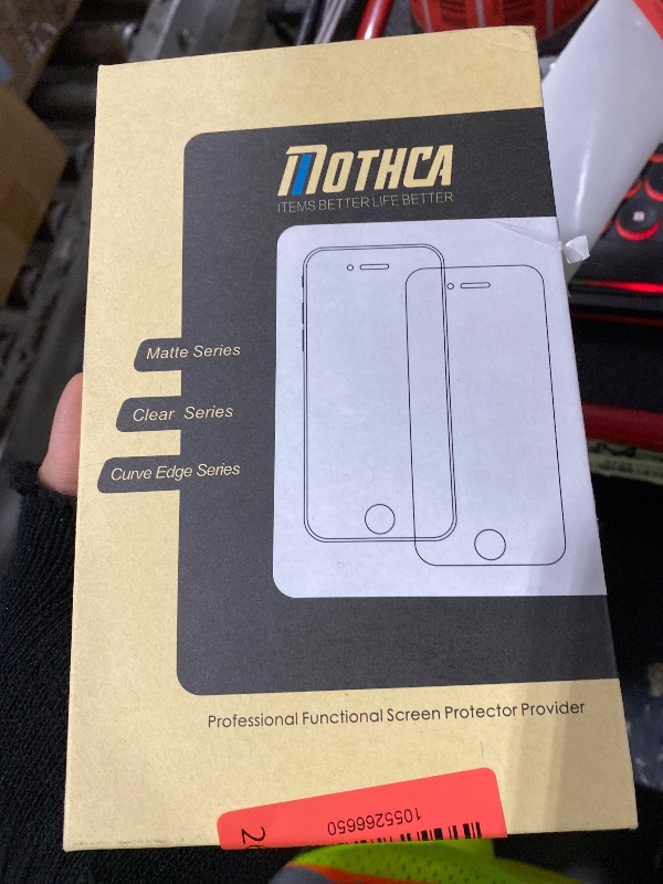 Photo 1 of Mothca 2 Pack Matte Glass Screen Protector for iPhone 13 Pro Max [6.7 inch] + 2 Pack Camera Lens Protector, Anti-Glare & Anti-Fingerprint Tempered Glass Film, Bubble Free Case Friendly Smooth as Silk