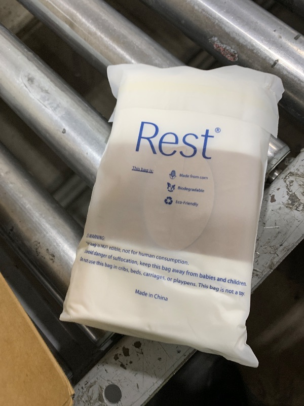 Photo 1 of REST® Evercool® Cooling Pillow, Instant Cool-to-Touch Shell Fabric & Breathable Silicone Sponge Core for All-Night Temperature Regulation & Ergonomic Support, Medium Height, Arctic White