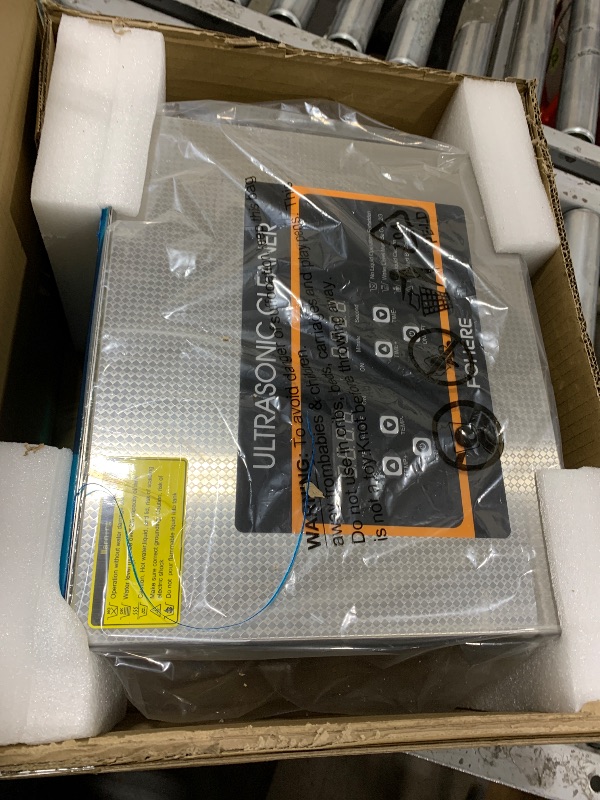 Photo 1 of Ultrasonic Cleaner 6.5L with Heater and Timer, 1.7 Gal 180W Stainless Steel Commercial Cleaning Machine for Watch Instruments, Circuit Board, Parts, Glasses, Watch, Bike Chain, Metal Engine Parts, Gun