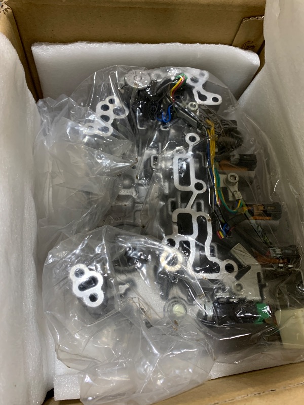 Photo 1 of RE0F11A JF015E CVT Transmission Valve Body with Solenoids for Nissan Sentra Versa Aftermarket Part, Replace OE 31705-X428E, 31705-X427E, 31705-X427D, 31705-X428B