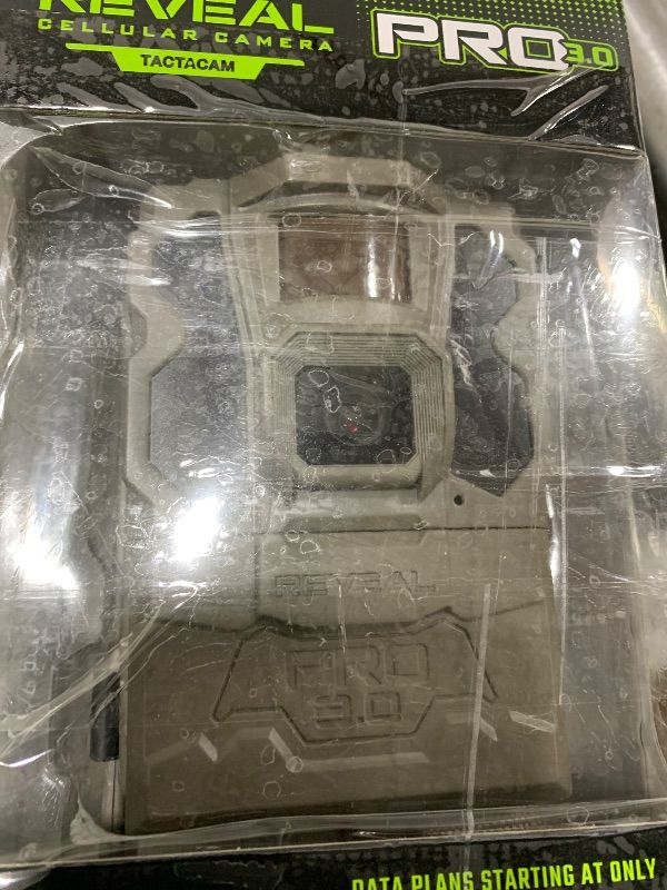 Photo 1 of TACTACAM Reveal Pro 3.0 LTE Cellular Trail Camera AT&T and Verizon, 4K Photo Quality, No Glow Flash, No SD Card Required (RV-TC-XPRO3) for Hunting, Scouting, Property Security