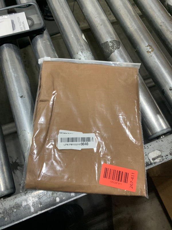 Photo 1 of TAOSON 100% Cotton 300 Thread Count Envelope Style Body Pillow Cover,Long Pillowcase Pillow Protector Cushion Cover Non Zippered 20"x48" Fits 21 x 48 Khaki Solid