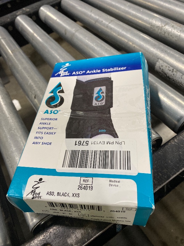 Photo 1 of Med Spec 264019 ASO Ankle Stabilizer, Black, XX-Small