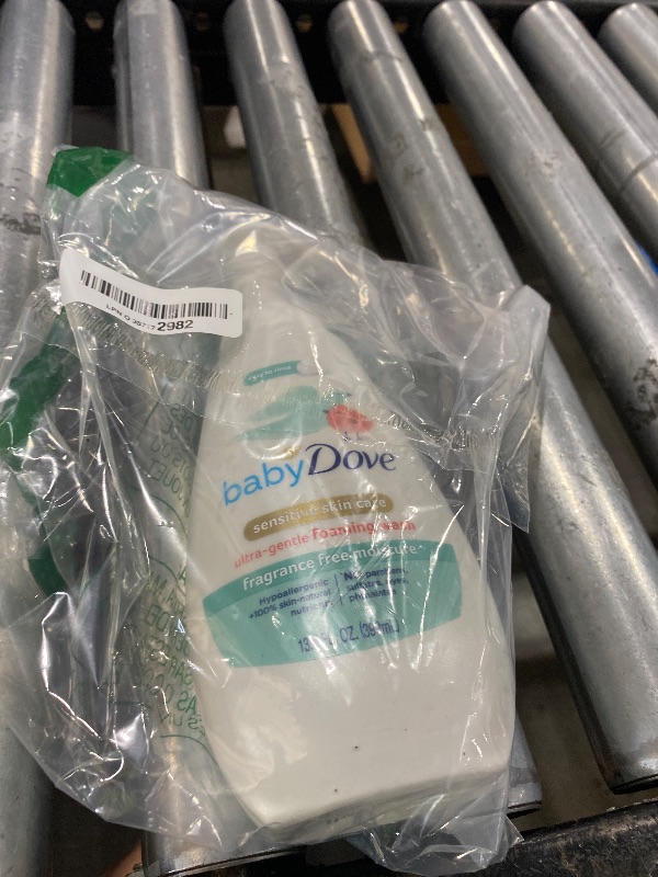 Photo 1 of Baby Dove Ultra Gentle Foaming Wash Caring By Nature Cleanse and Nourish Baby’s Skin Contains Vitamin E and 100% Natural Moringa Oil 13.5 fl oz