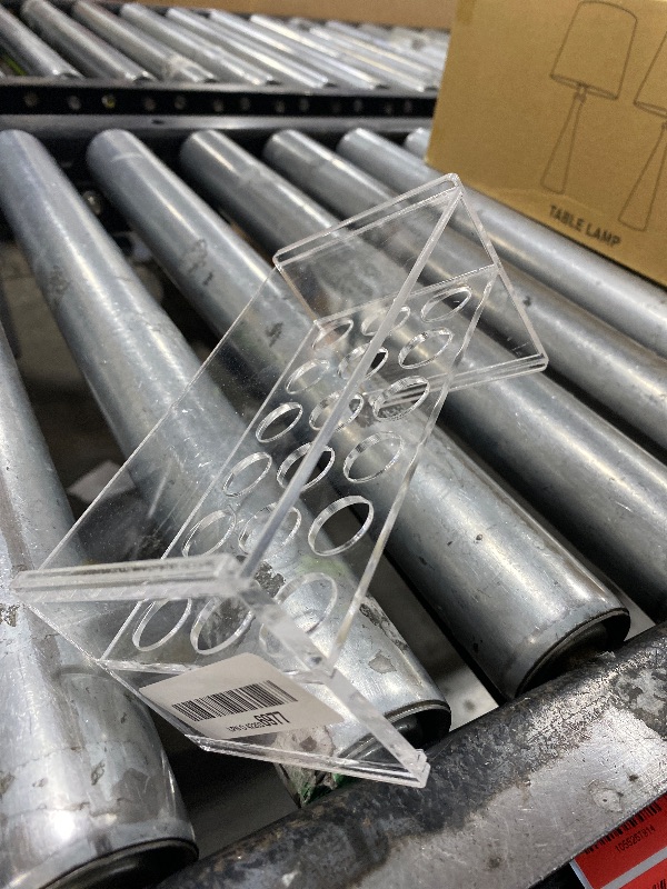 Photo 1 of Centrifuge Tube Holder, Acrylic Test Tube Rack for 17mm Tubes 18 Holes Transparent Centrifuge Tube Rack for 10ml 15ml Tube