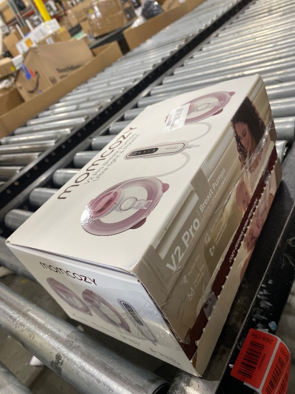 Photo 1 of Momcozy Breast Pump V2 Pro Ultra-Lightweight, Hands-Free & Portable Wearable Pump with Upgraded Integrated DoubleFit Flange, Quiet & Leak-Proof Electric Pump, 3 Modes|9 Levels, 17/19/21/24mm