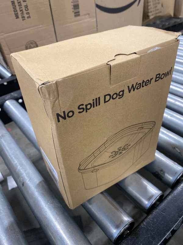 Photo 1 of AONKEY 3L Dog Water Bowl No Spill, 101oz Large Spill Proof Dog Bowl Reduce Refill, Anti Splash No Mess Dispenser Dripless Slow Drinking Water Bowl for Sloppy Messy Drinkers (Violet)