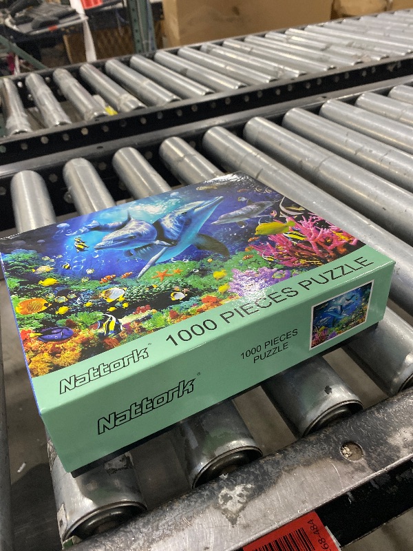Photo 1 of Nattork Jigsaw Puzzles 1000 Pieces for Adults, Families (Sea World) Pieces Fit Together Perfectly