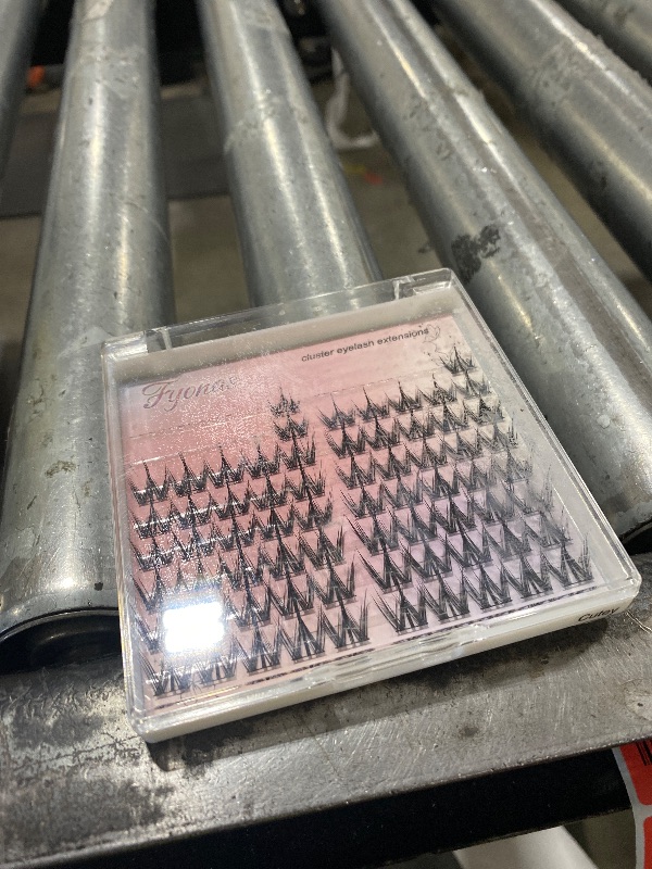 Photo 1 of Fyonas Lash Clusters Manga Eyelash Clusters Spiky Cluster Eyelash Extensions 80Pcs C Curl Individual Lashes Volume Anime Lash Clusters with Thin Band Cosplay Lashes DIY at Home (Cutey)