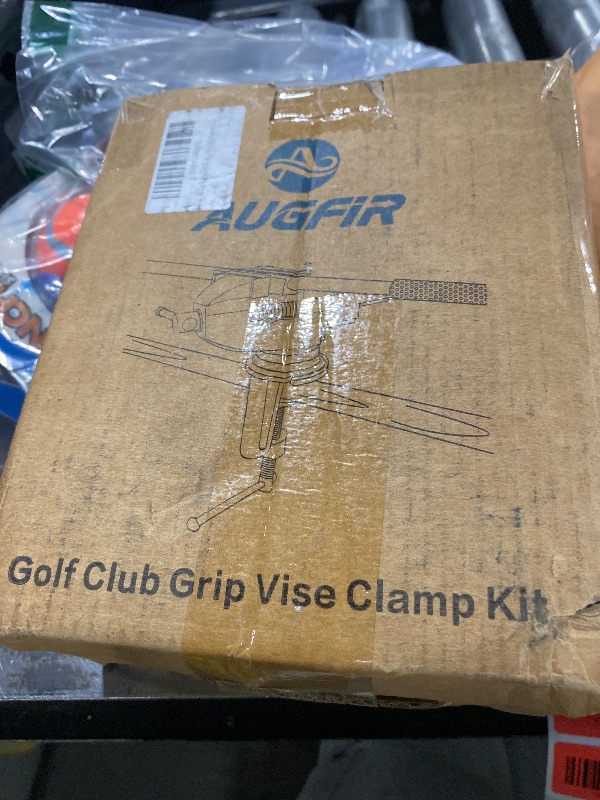 Photo 1 of AugFir Golf Grip Kit for Regripping Golf Clubs, Portable Table Vise Rubber Clamp for Golf Grip Removal Tool with Solvent, Golf Club Regripping Kit