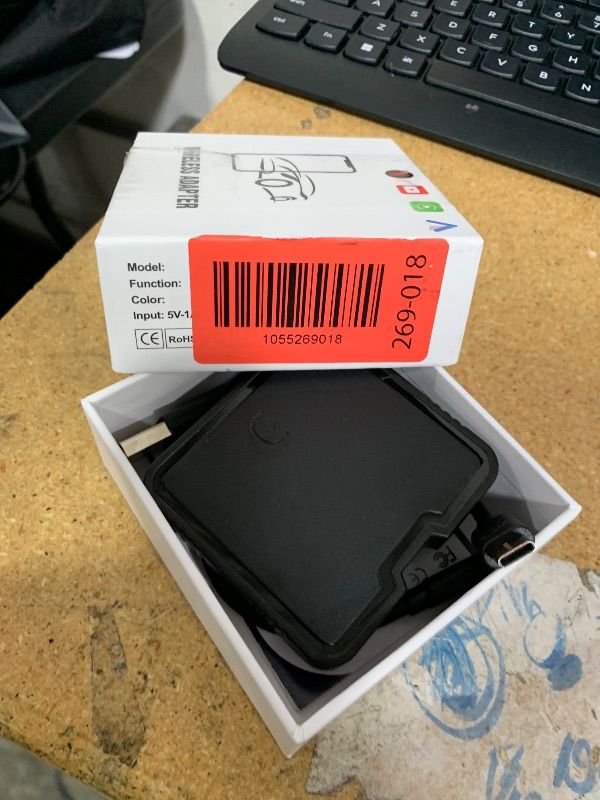 Photo 1 of Wireless CarPlay Adapter for Convert Wired to Wireless Car Play Adapter Fast Stable Connection 2025 Upgrade Ai Box Car Play Support Netflix, YouTube, TF Card Plug Connection Cars from 2015 & iOS 10+