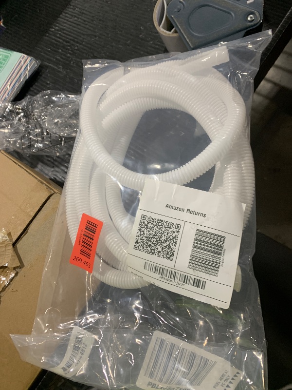 Photo 1 of HOXHA 13.2 Ft Air Conditioner Drain Hose Kit Plastic Tubing for AC Condensate Flexible Drain Hose for Mini Split AC Portable AC Washer Dishwasher Faucet