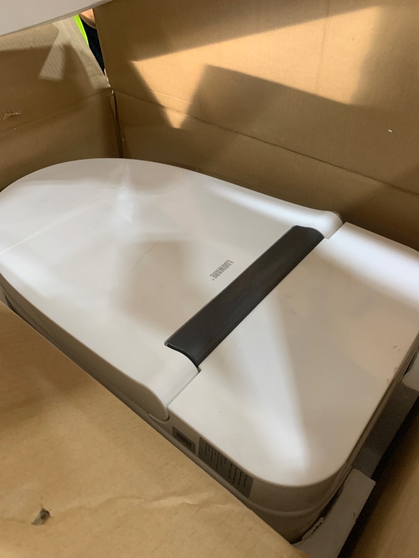 Photo 1 of Luoware Smart Toilet, One Piece Toilet with Built-in Heated Bidet Seat, Auto Flush, Foot Sensing Flush, Built-in Tank & Pump-Assisted, Warm Water & Dryer, LED Display, Night Light, Manual Lid
