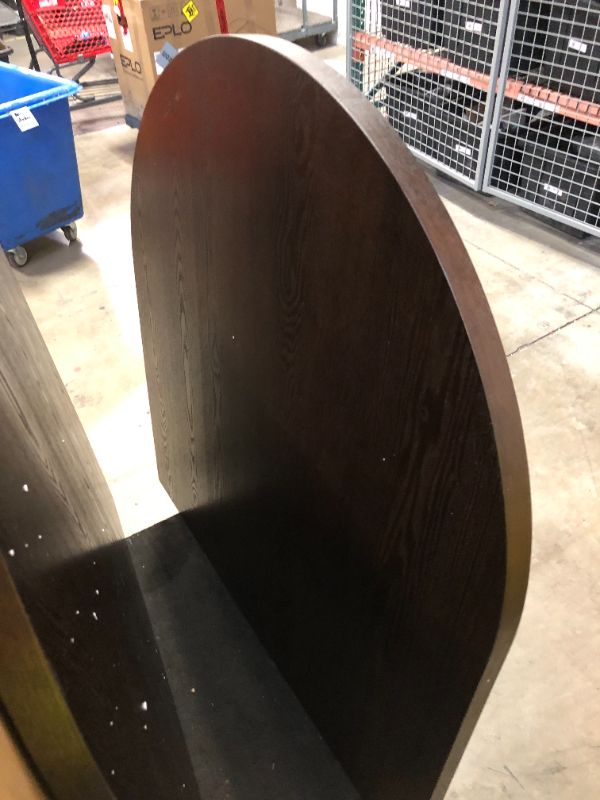 Photo 1 of Large espresso Oval Shape Table Top (No Legs)