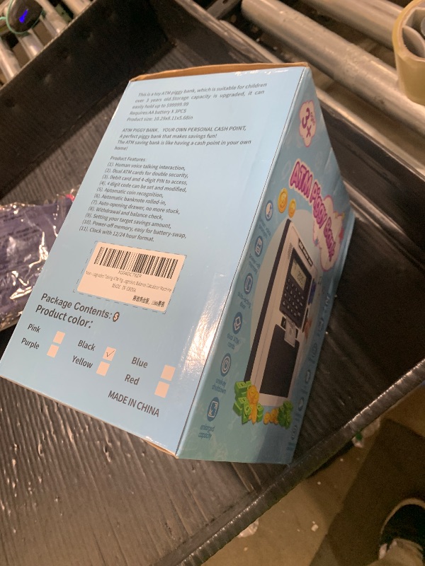 Photo 1 of Fishboy Talking ATM Piggy Bank for Kids with Dual Debit Cards, Power-Off Memory, Auto-Opening Drawer for Real Money for Boys, Onekey Shutdown, Bill Feeder, Coin Recognition, Balance Calculator Machine
