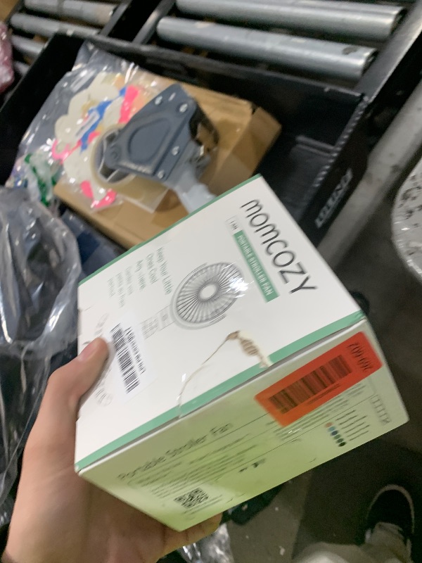Photo 1 of Momcozy Portable Stroller Fan, 8000mAh, 27H Ultra-long Battery Life, Detachable 4 Speed 360°Rotate, LED Night Light with 2 Modes, USB Rechargeable Handheld Cooling Fan for Travel, Car Seat, Bedroom