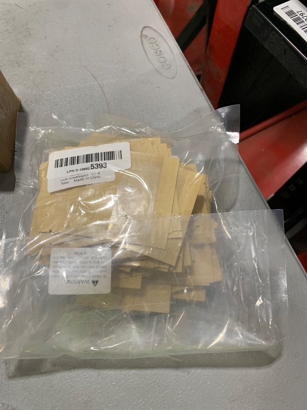 Photo 1 of 100 Pcs Small Resealable Seed Envelopes, Mini Zip Lock Kraft Bags with Window, 2.7"x3.5" Coffee Sample Bags Resealable Ziplock Bags, Small Business for Samples Bags, Food Storage Bags