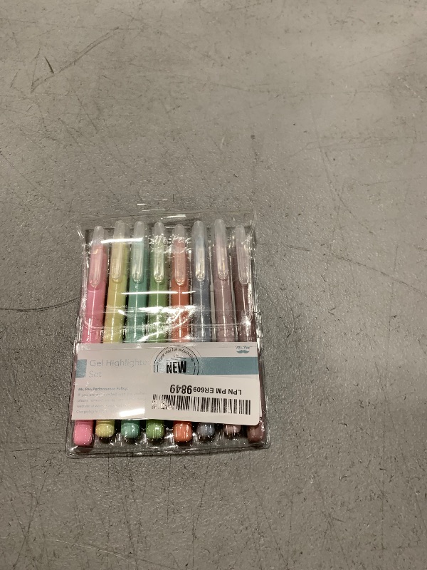 Photo 1 of Mr. Pen- Gel Highlighters, 8 Pack Assorted Colors, No Bleed, Bible Markers