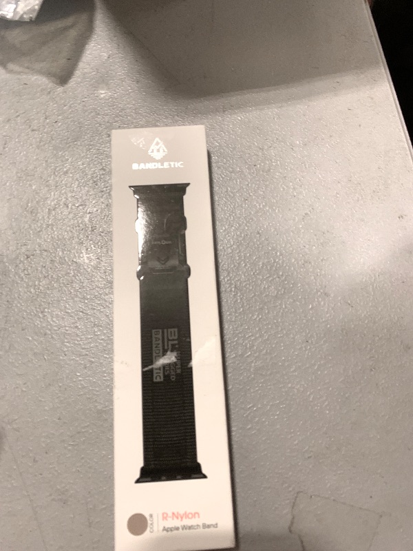 Photo 1 of Bandletic Compatible with Apple Watch Bands for Men, Wide Soft Nylon Sport Strap with Magnetic Fidlock V-Buckle for iWatch 49mm(Ultra 3/2/1),46mm(11/10),45mm(9/8/7),44mm(SE3/SE2/SE/6/5/4),42mm(3/2/1)