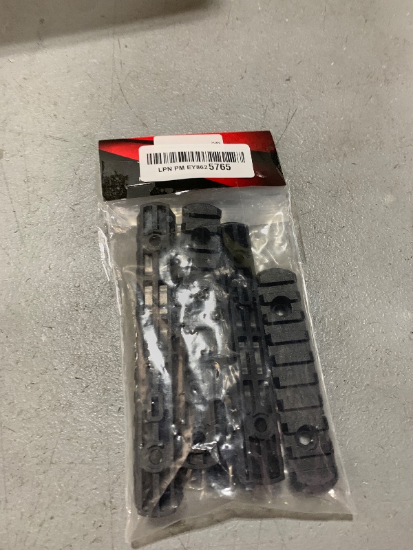 Photo 1 of Pecawen Picatinny Rail Polymer Picatinny Accessory Rail Single Picatinny Rail, 3 5 7 9 11 13 Slots Black