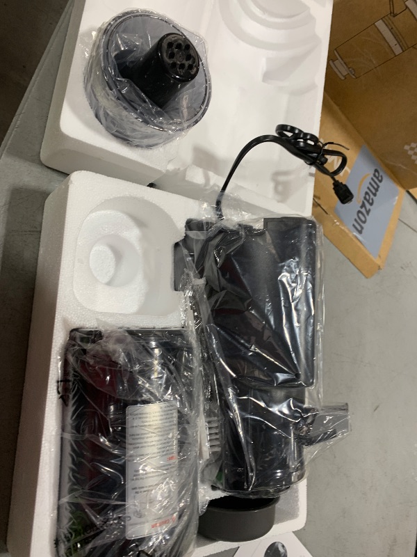 Photo 1 of Juicer Machines, TUUMIIST Cold Press Juicer with 4.6'' Large Feed Chute Fit Whole Vegetable And Fruit, Masticating Juicer Easy To Clean, Black