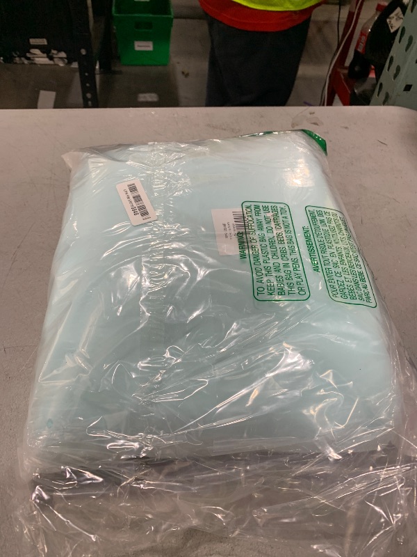 Photo 1 of ABBRIGE Medical Privacy Screen Office Showroom Curtains That Let Light in - Flame Retardant Hanging Room Divider - Meets for Fire Proof Testing (1 Panel, Lakeblue, 15x8ft)