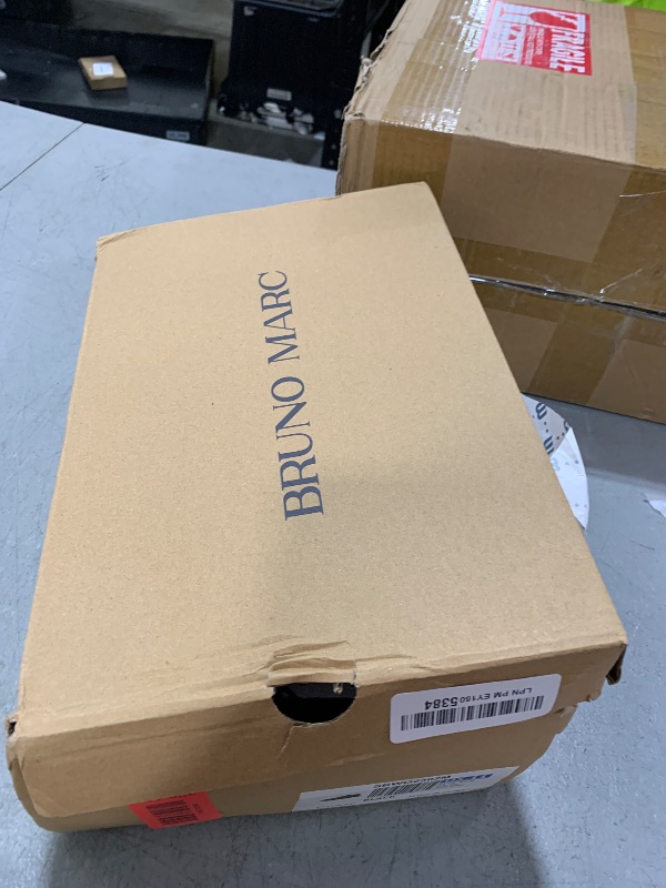 Photo 1 of Bruno Marc Men's Non Slip Work Shoes Walking Zapatos Trabajo Black & Lightweight Food Service Chef Kitchen Restaurant Resistant Sneakers,Size 11,Black,SBWO2302M