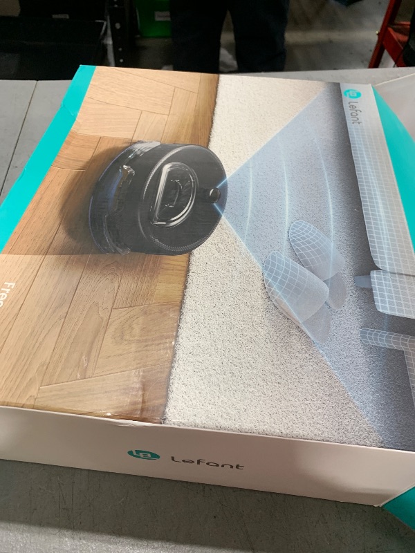 Photo 1 of Lefant LiDAR Robot Vacuum and Mop, 450ml Visible Dustbin, Upgraded 190° PSD Obstacle Avoidance, Customized Cleaning, Multi-Floor Mapping, 150 Mins Runtime, WiFi/Alexa/APP, Pet Hair & Carpets, M330 Pro