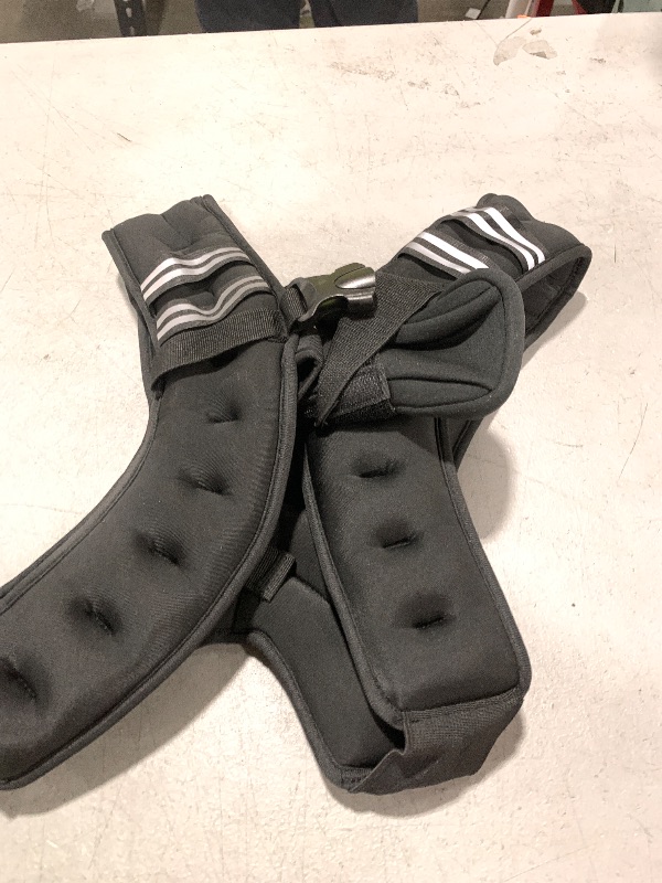 Photo 1 of Weighted Vest Men or Women - 5/10/15/20/25/30lbs Weights with Reflective Stripe, Weighted Vest for Workout Equipment for Strength Training Running - Walking Weight Loss