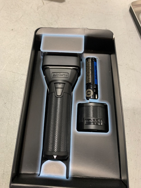 Photo 1 of BaBylissPRO FXONE Double Foil Shaver with Interchangeable Battery, Electric Razor for Men, Pivoting Foil Head for Close Shave, Up to 3-Hour Runtime