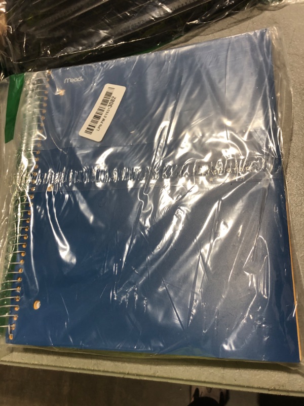 Photo 1 of Five Star Spiral Notebook + Study App, 5 Subject, College Ruled Paper, 8-1/2" x 11", 200 Sheets, Fights Ink Bleed, Water Resistant Cover, Pacific Blue (73635)