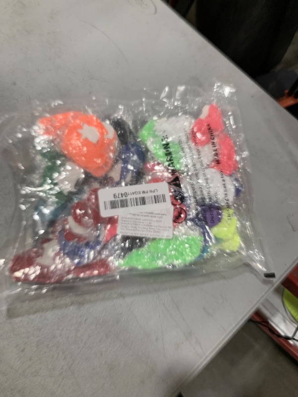 Photo 1 of CCINEE 48 Pcs Magic Twisty Worm Wiggly Twisty Fuzzy Worms on a String Magic Worm Toys for Kid Cat Party Favors, 12Colors