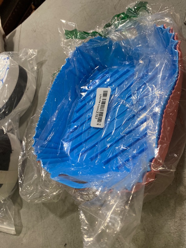 Photo 1 of Air Fryer Silicone Liners Square 2 Pack 7.1 Inch Airfryer Liners 4-7 QT Reusable Air Fryer Liners Silicone Pot Oven Liner Baking Tray, Air Fryer Basket Silicone Mat Bowl Air Fryer Accessories Kitchen