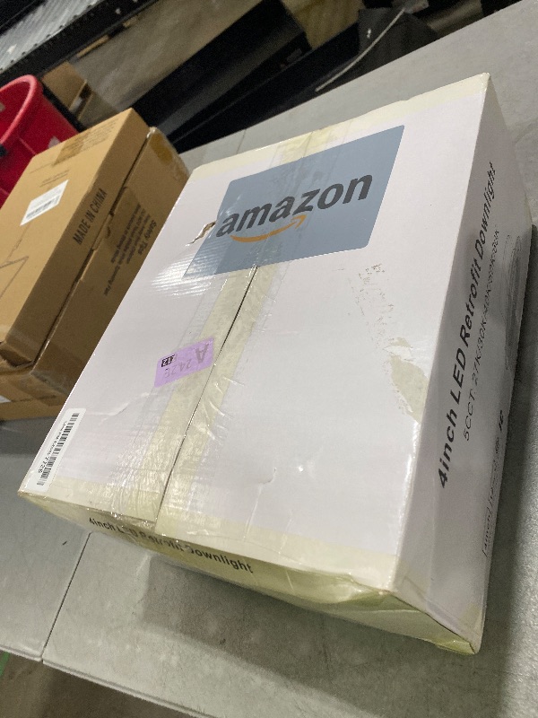 Photo 1 of ZYC Gold 4 Inch Retrofit LED, 12 Pack Dimmable Retrofit Downlights can Light, 2700K/3000K/4000K/5000K/6000K Selectable, Damp Rated Can Lights, Baffle Trim, 9W 800Lm(Gold, 4 inch)