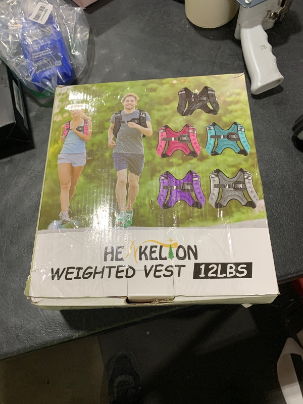 Photo 1 of Henkelion Weighted Vest Weight Vest for Men Women Kids Weights Included, Body Weight Vests Adjustable for Running, Training Workout, Jogging, Walking