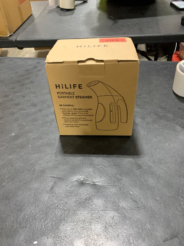 Photo 1 of HiLIFE Steamer for Clothes, Portable Handheld Design, 240ml Big Capacity, 700W, Strong Penetrating Steam, Removes Wrinkle, for Home, Office(ONLY FOR 120V)