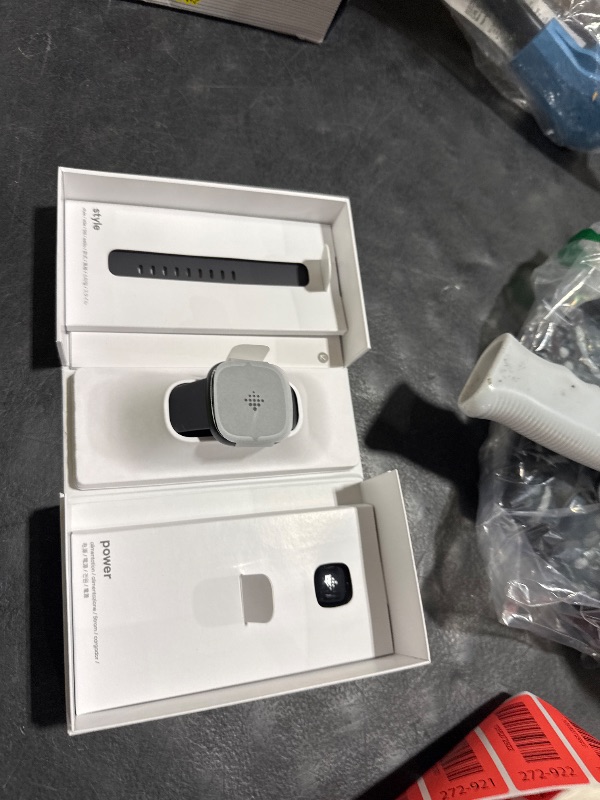 Photo 1 of Fitbit Sense 2 Advanced Health and Fitness Smartwatch with Tools to Manage Stress and Sleep, ECG App, SpO2, 24/7 Heart Rate and GPS, Shadow Grey/Graphite, One Size (S & L Bands Included)