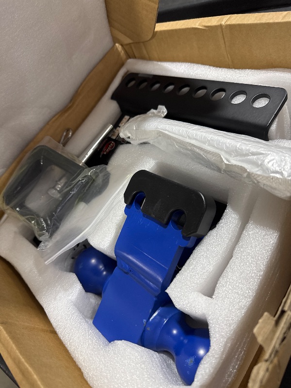 Photo 1 of Euvlvt Adjustable Trailer Hitch -Drop Hitch (Fits 2.5-Inch Receiver) -6" Drop/Rise Tow Hitch, 2" & 2-5/16" Ball Hitches for Trucks -25,000 GTW Hitch Ball Mount with Anti-Theft Locking Hitch Pins