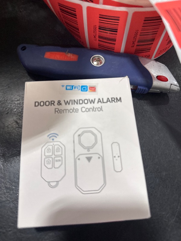 Photo 1 of WiFi Door Window Pool Alarm with Remote Control,1Pcs Smart Wireless Magnetic Sensor Anti-Theft Door Alarms for Kids Safety Home Store Garage Apartment Business Security (WiFi Function)