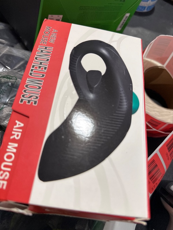 Photo 1 of welspo Wireless USB Handheld Finger Trackball Mouse with Laser Pointer