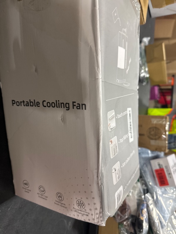 Photo 1 of ecoCalm Portable Air Conditioners, Evaporative Air Cooler with 1.7L Water Tank, Adjustable Cooling Fan with Humidifier & 7H Timer For Car Home, Office, Desk, Outdoor